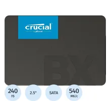 SSD накопитель 240Gb Crucial (CT240BX500SSD1)