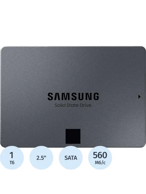 SSD накопитель Samsung 870 QVO SATA 2.5 1TB (MZ-77Q1T0BW)