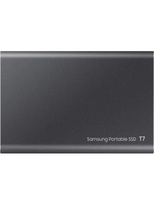 Портативный SSD Samsung T7, 2Tb, Titan Gray (MU-PC2T0T/WW)