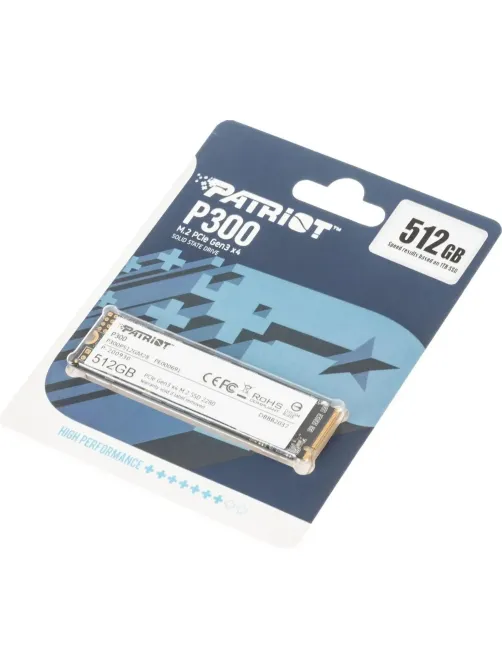 SSD накопитель Patriot PCIe 3.0 x4 512GB P300P512GM28 P300 M.2 2280