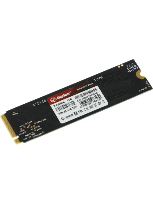 SSD накопитель Kingspec PCIe 3.0 x4 1TB NE-1TB M.2 2280