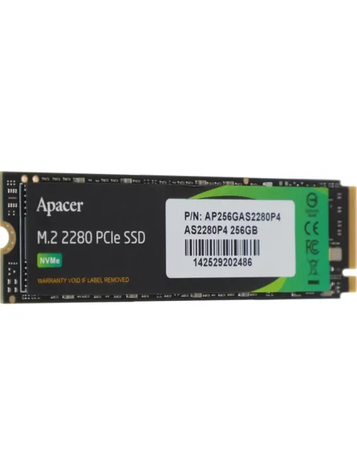 SSD накопитель Apacer AS2280P4 256Gb M.2 2280 PCIe Gen3x4(AP256GAS2280P4-1)