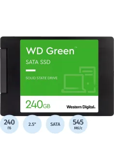 SSD накопитель WD GREEN 240Gb SATA 2,5' (WDS240G3G0A)