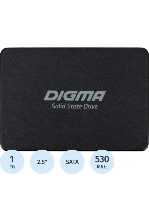 SSD накопитель Digma SATA-III 1TB DGSR2001TS93T Run S9 2.5