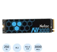SSD накопитель Netac PCIe 3.0 x4 250GB NT01NV3000-250-E4X NV3000 M.2 2280