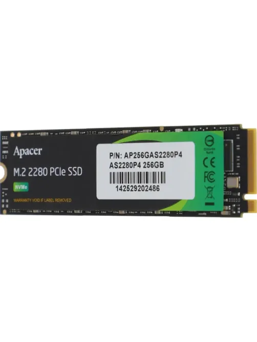 SSD накопитель Apacer AS2280P4 256Gb M.2 2280 PCIe Gen3x4(AP256GAS2280P4-1)