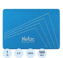 SSD накопитель Netac SSD N600S 1TB 2.5 SATA 3D NAND,(NT01N600S-001T-S3X)
