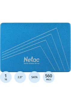 SSD накопитель Netac SSD N600S 1TB 2.5 SATA 3D NAND,(NT01N600S-001T-S3X)