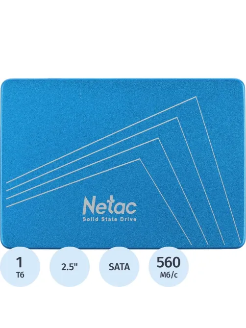 SSD накопитель Netac SSD N600S 1TB 2.5 SATA 3D NAND,(NT01N600S-001T-S3X)