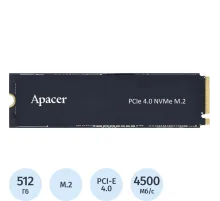 SSD накопитель Apacer SSD AS2280Q4X 512Gb M.2 2280 G4x4(AP512GAS2280Q4X-1)