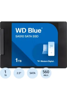 SSD накопитель WD Blue SA510 1Tb 2,5 SATA (WDS100T3B0A)
