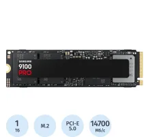 SSD накопитель Samsung 9100 PRO 1Tb M.2 PCIe 5x4(MZ-VAP1T0BW)
