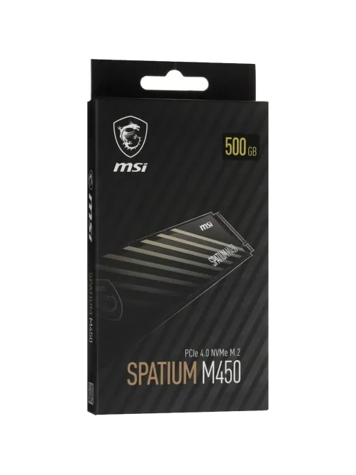 SSD накопитель MSI SPATIUM M450 500GB V1 M.2 PCIE4.0x4(S78-440K380-P83)