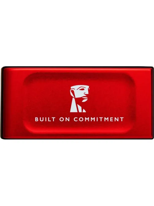 Портативный SSD Kingston External SSD XS1000R,2000GB, Type-C/A,USB 3.2,Red