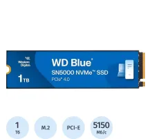 SSD накопитель WD Blue SN5000 1Tb M.2 PCIe 4.0(WDS100T4B0E)
