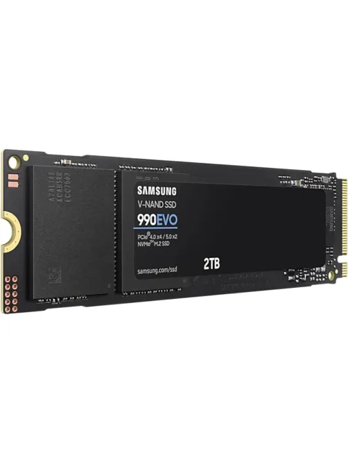 SSD накопитель Samsung 990 EVO 2Tb, M.2 2280, PCIe 4.0 x4 (MZ-V9E2T0BW)