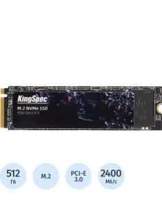 SSD накопитель Kingspec PCIe 3.0 x4 512GB NE-512 M.2 2280