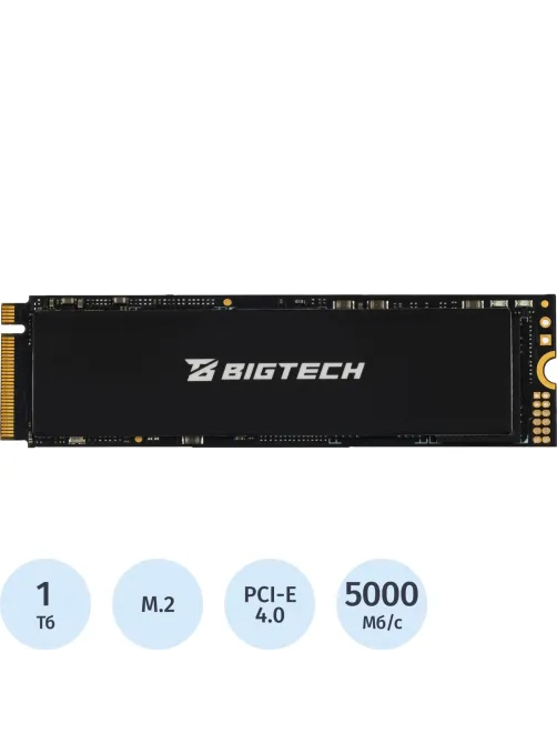 SSD накопитель BigTech M.2 PCIex4 gen4 1Tb, R/W 5000/4500Мб/с(BSDS1000M4E)