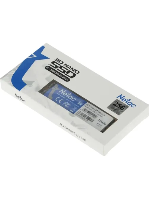 SSD накопитель Netac N535N NT01N535N-256G-N8X 256GB M.2 2280 SATAIII