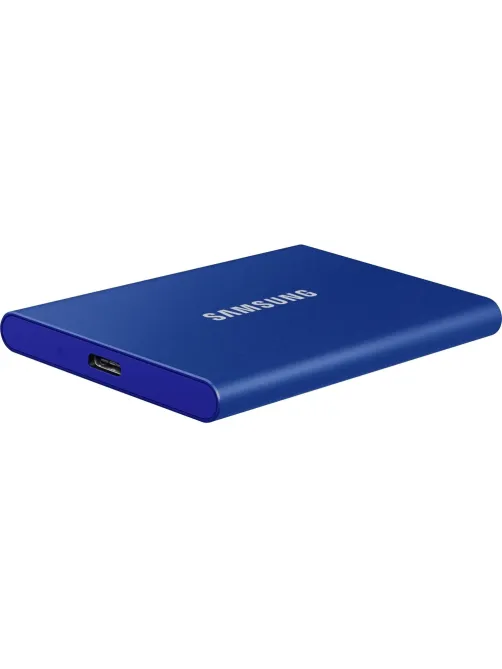 Портативный SSD Samsung T7, 2Tb, Indigo Blue (MU-PC2T0H/WW)