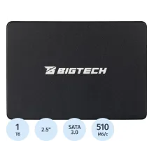 SSD накопитель BigTech 2.5, SATA, 1Tb, TLC, R/W 500/450мб/с(BSDS1000SM)