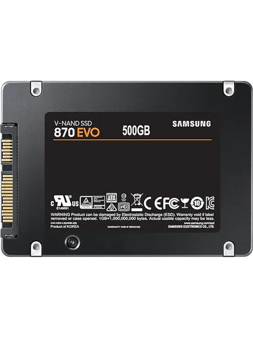 SSD накопитель Samsung 870 EVO 2.5 SATA III 500Gb (MZ-77E500BW)