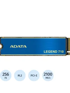 SSD накопитель ADATA SSD LEGEND 710, 256GB, M.2,PCIe 3.0x4(ALEG-710-256GCS)