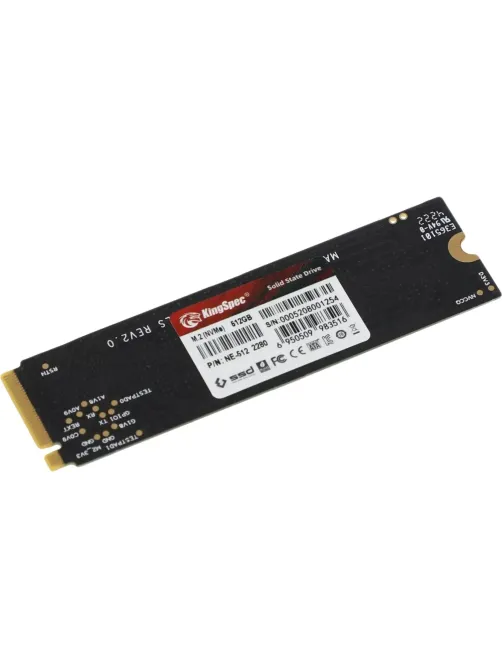 SSD накопитель Kingspec PCIe 3.0 x4 512GB NE-512 M.2 2280