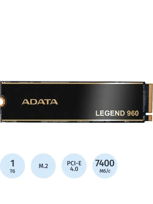 SSD накопитель A-DATA Legend 960 M.2 1Tb, PCI-E 4.0 x4 2280(ALEG-960-1TCS)