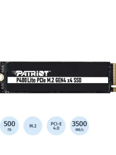SSD накопитель Patriot P400 Lite 500GB M.2 2280 PCle4x4(P400LP500GM28H)
