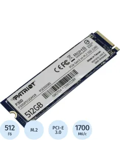 SSD накопитель Patriot PCIe 3.0 x4 512GB P300P512GM28 P300 M.2 2280
