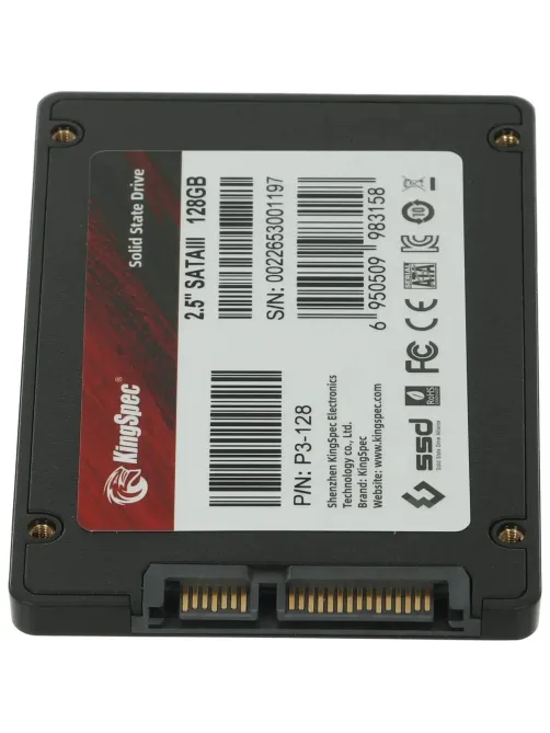 SSD накопитель Kingspec SATA-III 128GB P3-128 2.5