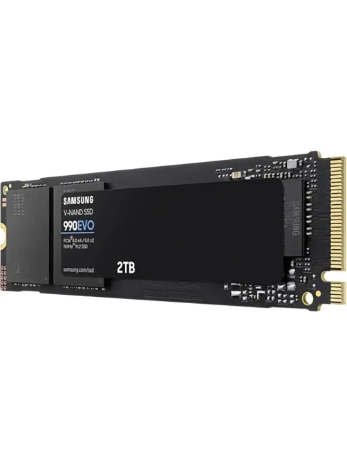 SSD накопитель Samsung 990 EVO 2Tb, M.2 2280, PCIe 4.0 x4 (MZ-V9E2T0BW)