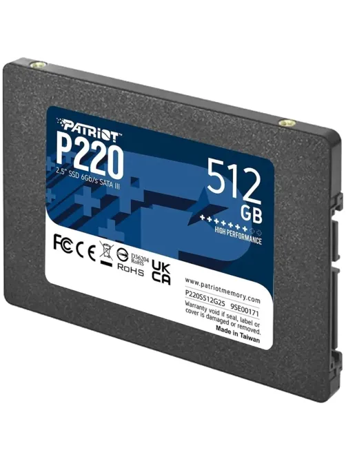 SSD накопитель Patriot P220 512GB 2.5 SATA(P220S512G25)