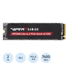 SSD накопитель Patriot PCIe 4.0 x4 2TB VP4300L2TBM28H Viper VP4300 Lite
