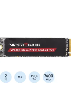 SSD накопитель Patriot PCIe 4.0 x4 2TB VP4300L2TBM28H Viper VP4300 Lite