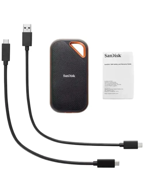 Портативный SSD Sandisk 1TB Extr.Port. V2 USB 3.2[R/W -1050/1000 MB/s]черн