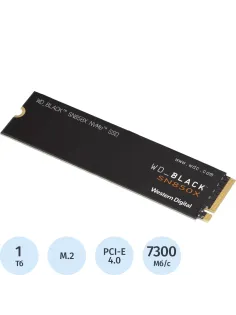 SSD накопитель  WD Black SN850X 1Tb M2.2280 PCIe4.0,(WDS100T2X0E)