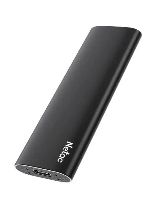 Портативный SSD NeTac External SSD Z Slim USB 3.2 1Tb Black