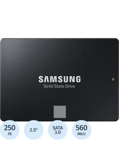 SSD накопитель Samsung 870 EVO MZ-77E250B 250GB 2.5(MZ-77E250B/EU)