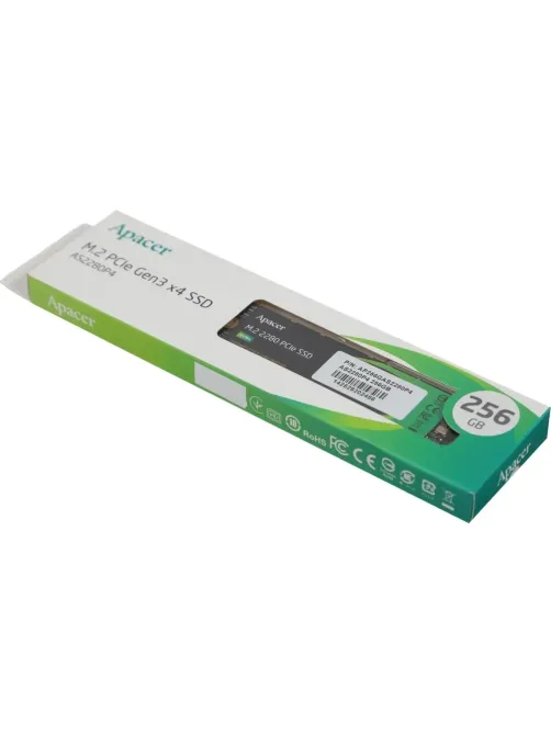 SSD накопитель Apacer AS2280P4 256Gb M.2 2280 PCIe Gen3x4(AP256GAS2280P4-1)