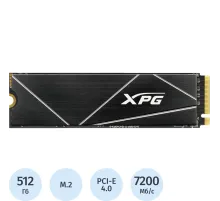 SSD накопитель ADATA XPG Blade S70 M.2 512GB  PCIe4x4(AGAMMIXS70B-512G-CS)