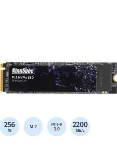 SSD накопитель Kingspec PCIe 3.0 x4 256GB NE-256 M.2 2280