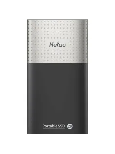 Портативный SSD Netac 500Gb/USB-C/EXT/Black (NT01Z9-500G-32BK)