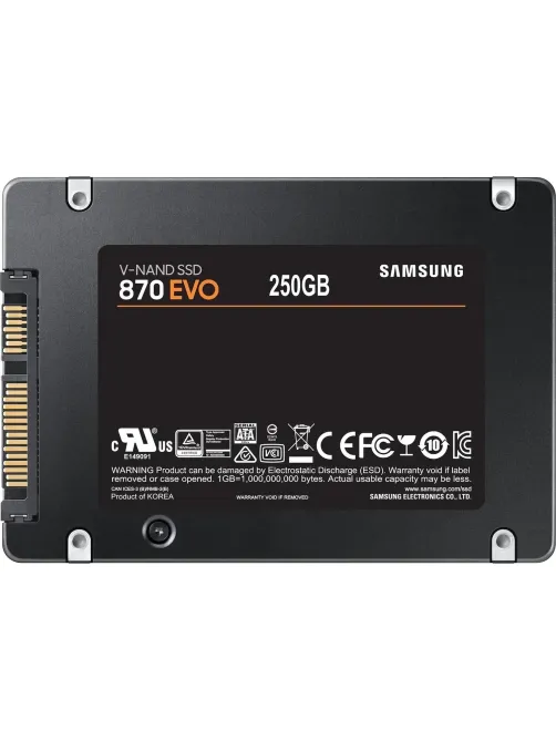SSD накопитель Samsung 870 EVO MZ-77E250B 250GB 2.5(MZ-77E250B/EU)