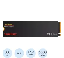 SSD накопитель SanDisk Extreme M.2 2280 NVMe 500Gb(SDSSDX3N-500G-G26)