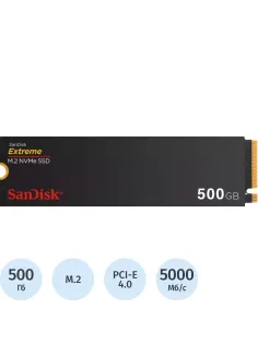 SSD накопитель SanDisk Extreme M.2 2280 NVMe 500Gb(SDSSDX3N-500G-G26)