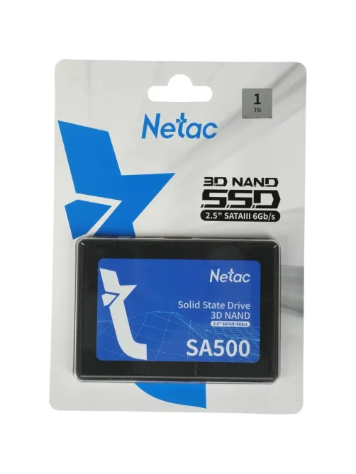 SSD накопитель Netac SATA-III 1TB NT01SA500-1T0-S3X SA500 2.5