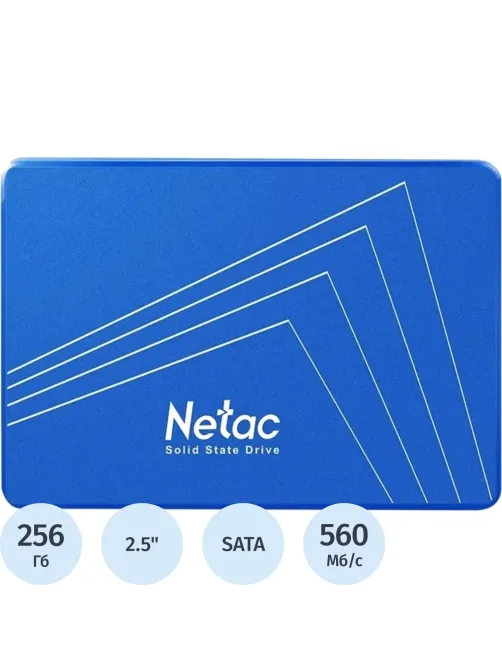 SSD накопитель Netac SATA-III 256GB NT01N600S-256G-S3X N600S 2.5