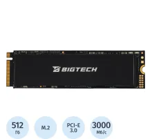 SSD накопитель BigTech M.2 PCIex4 gen3,512Gb,R/W 3300/2700Мб/с(BSDS512ME)